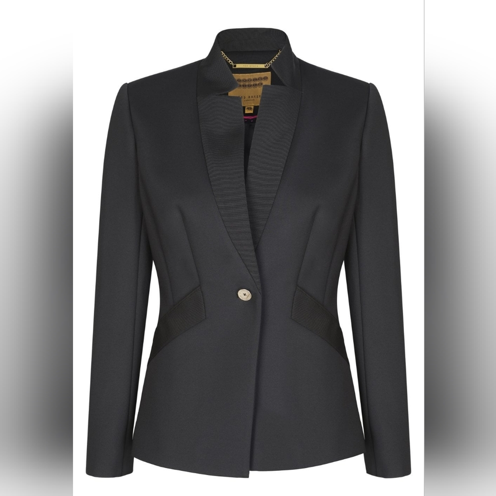 Ted Baker Ottoman Neoprene Blazer, Size 1